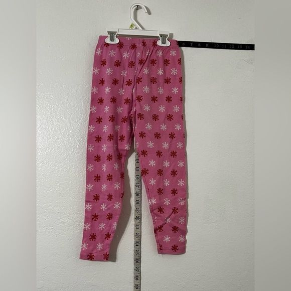 Big Girls Size 8 snowflake PJ cotton bottoms $3 add on - Picture 3 of 5